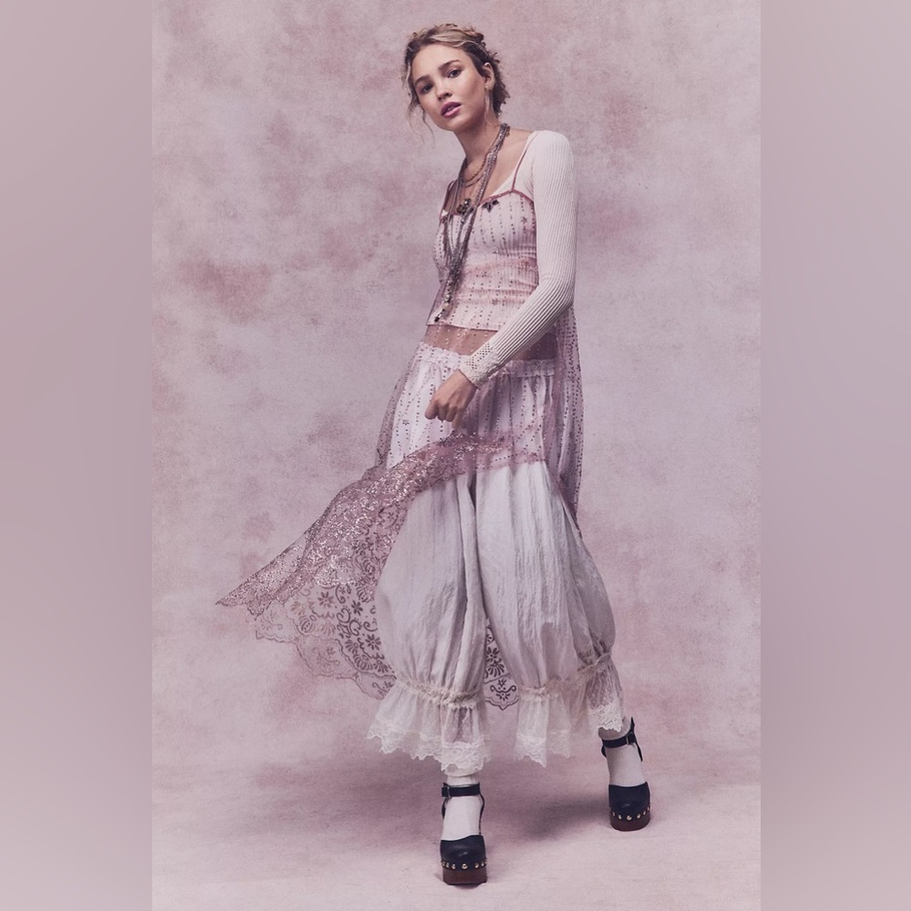 Free people Forever Young Bloomer Pants white alyssum - Picture 3 of 11